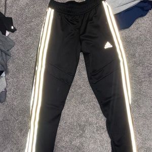 Adidas reflective track pants
